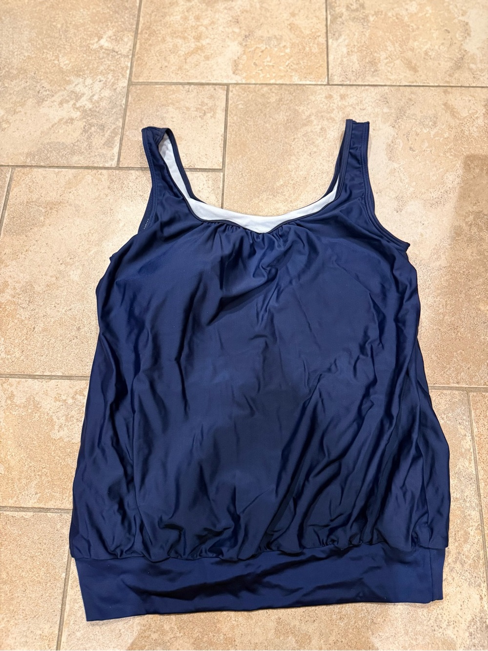 Navy Blue Women's Tankini top